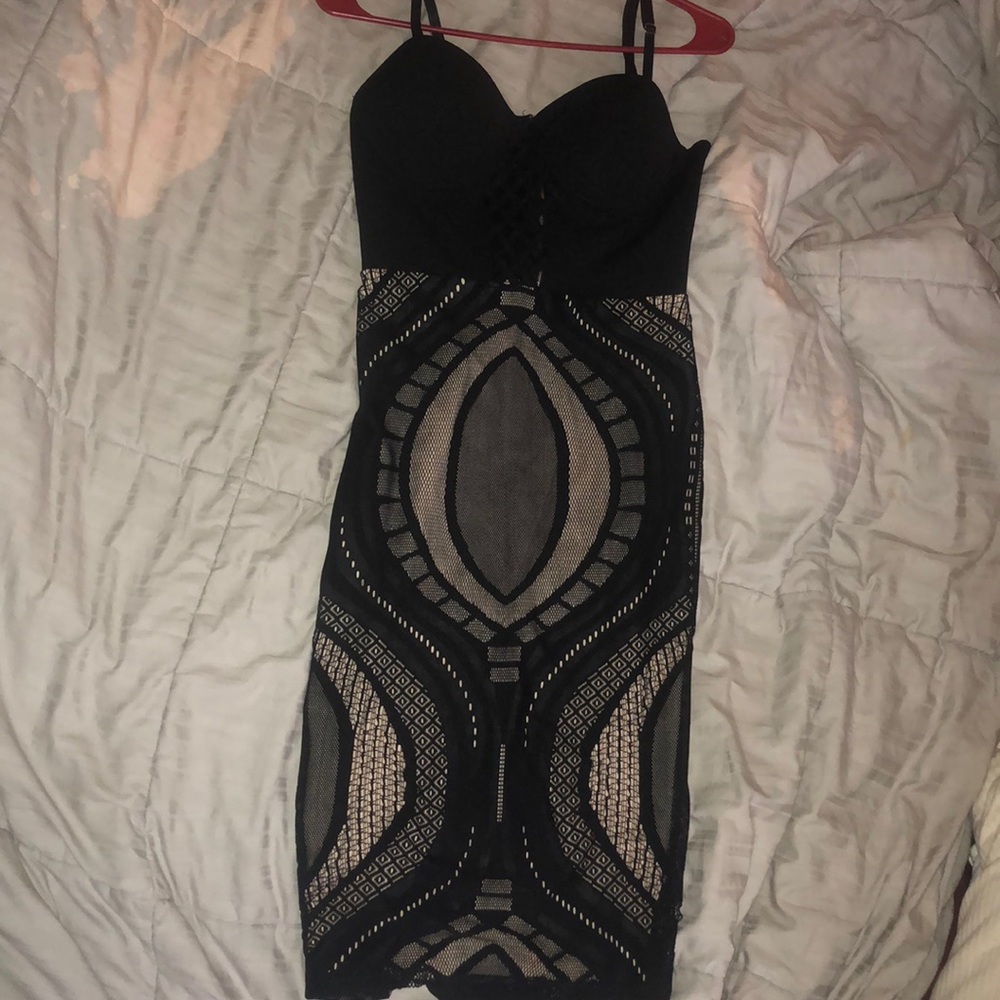 NWT Black lace dress